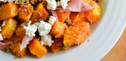 WI Whisk Recipe of the Week - Brown Buttered Squash with Prosciutto and Goat Cheese