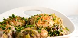 WI Whisk Recipe of the Week - Creamy Chicken with Mushrooms and Leeks