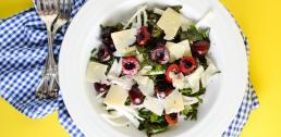 Recipe of the Week - Massaged Kale Salad with Pickled Cherry and Kohlrabi