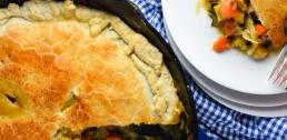 Recipe of the Week - Skillet Chicken Pot Pie With Winter Squash And Kale